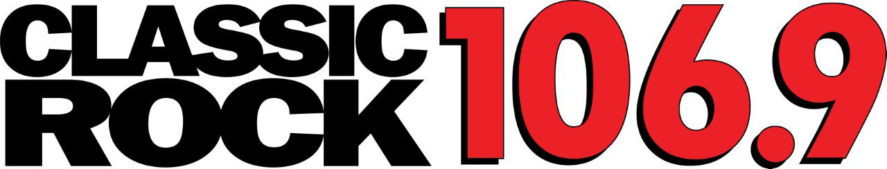 Classic Rock 106.9 Banner with White Background
