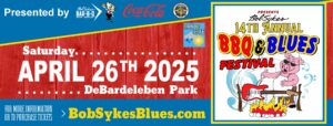 14th Annual BBQ and Blues Festival poster.